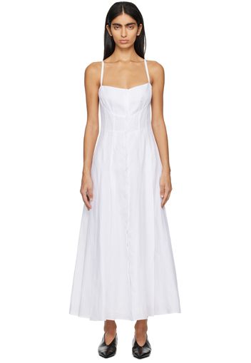 Gabriela Hearst White Keely Maxi Dress