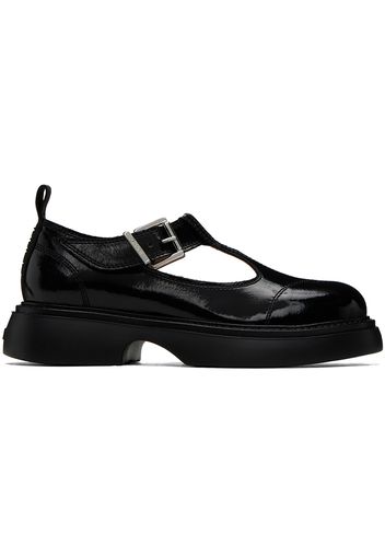 GANNI Black Everyday Buckle Mary Jane Loafers