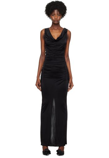 Gauge81 Black Ina Maxi Dress