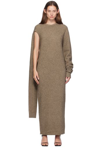 GIA STUDIOS Brown Cutout Maxi Dress