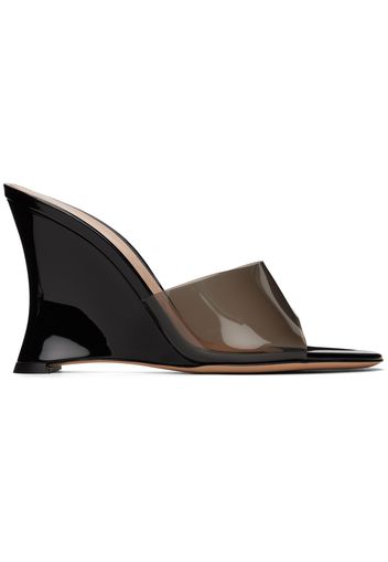 Gianvito Rossi Black Futura Mules