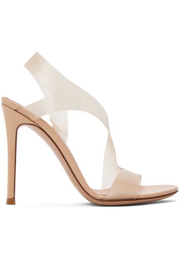 Gianvito Rossi Beige Metropolis 105 Heeled Sandals