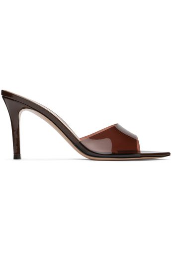 Gianvito Rossi Brown Elle 85 Heeled Sandals