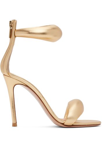 Gianvito Rossi Gold Bijoux Heeled Sandals