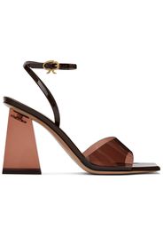 Gianvito Rossi Brown Cosmic 85 Heeled Sandals