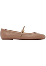 Gianvito Rossi Pink Carla Ballerina Flats