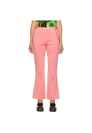 Givenchy Pink Chain Flared Trousers