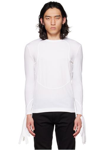 Givenchy White Hood Turtleneck