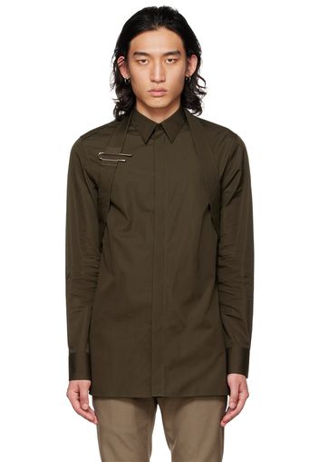 Givenchy Khaki Contemporary Fit Shirt