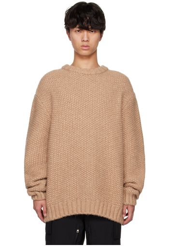 Givenchy Beige Balaclava Sweater