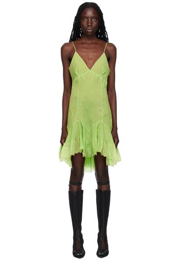 Givenchy Green Paneled Minidress