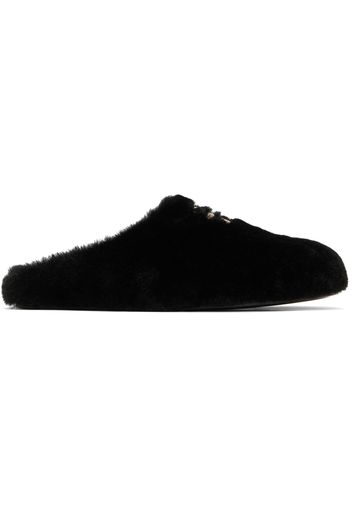 Givenchy Black 4G Slippers