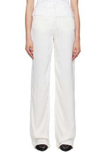 Givenchy White Oversized Jeans