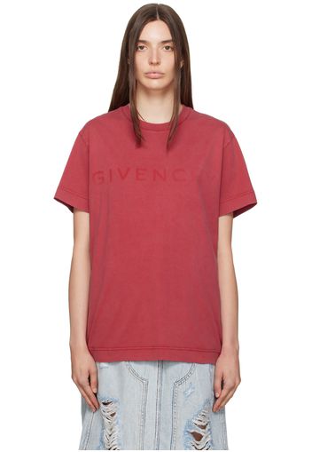 Givenchy Red Printed T-Shirt