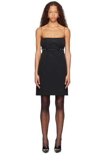 Givenchy Black Voyou Minidress