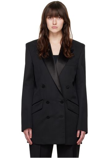 Givenchy Black Double-Breasted Blazer