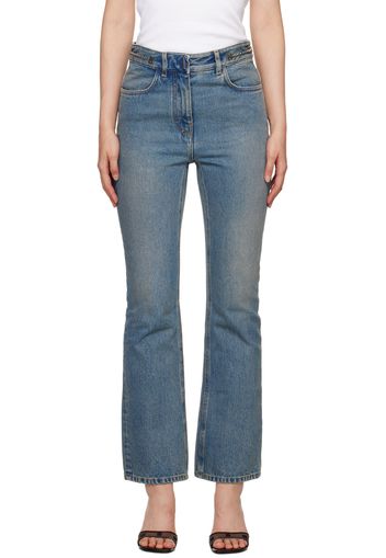 Givenchy Blue Chain Link Jeans