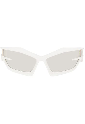 Givenchy White Giv Cut Sunglasses