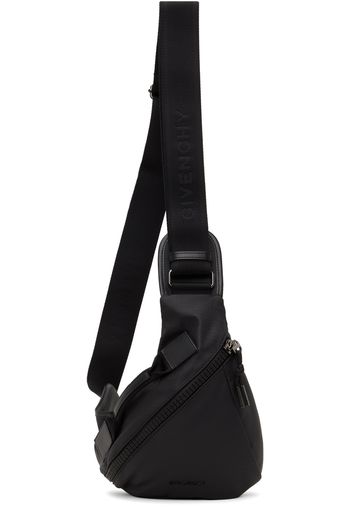 Givenchy Black Small G-Zip Triangle Bag