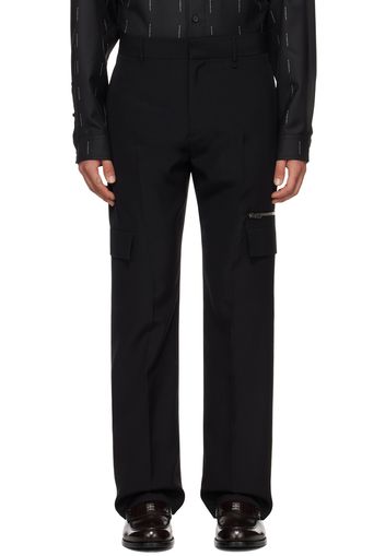 Givenchy Black Zip Cargo Pants