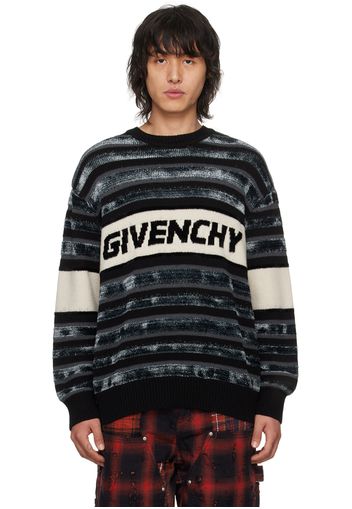 Givenchy Black Jacquard Sweater