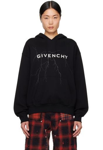 Givenchy Black Graphic Hoodie