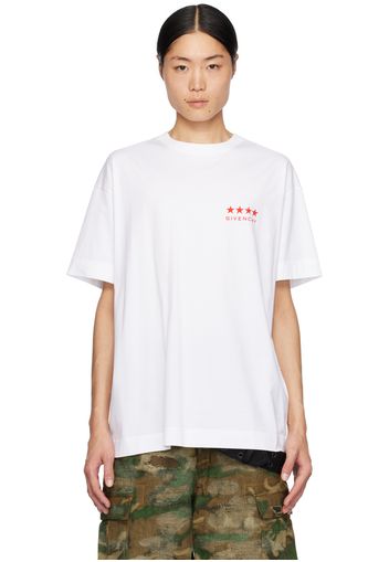 Givenchy White 4G T-Shirt