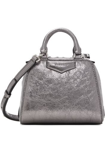 Givenchy Gunmetal Nano Antigona Cube Bag