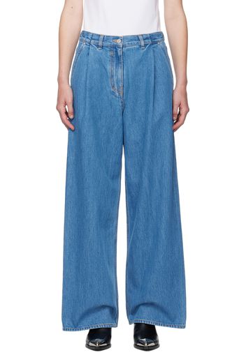 Givenchy Blue Oversized Jeans