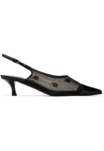 Givenchy Black Show 4G Slingback Heels