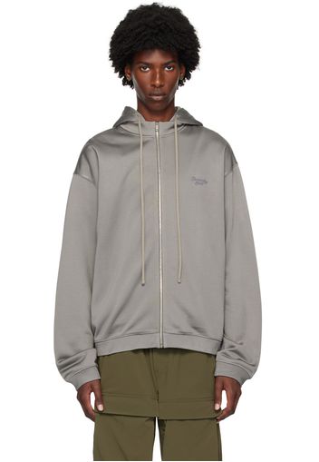 Givenchy Gray Zip Hoodie