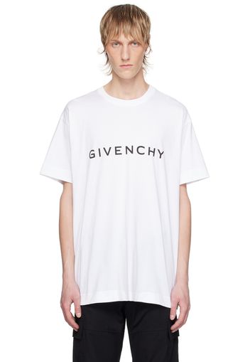 Givenchy White Oversized Fit T-Shirt