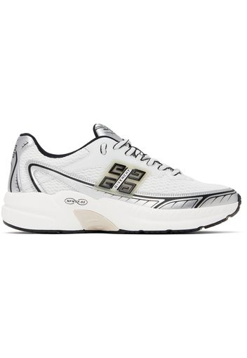 Givenchy White & Silver NFNTY-52 Sneakers