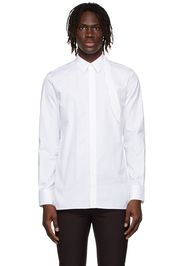 Givenchy White Padlock Harness Shirt