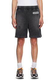 Givenchy Black Distressed Shorts