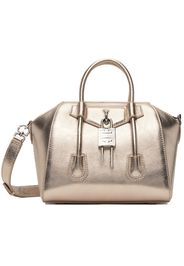 Givenchy Gold Mini Antigona Lock Bag