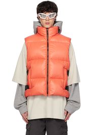 Givenchy Orange Buckle Down Vest