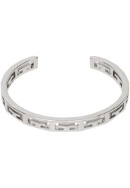 Givenchy Silver 2G Open Cuff Bracelet