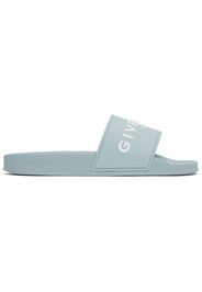 Givenchy Blue Rubber Slides