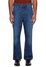 Givenchy Navy Washed Straight Leg Jeans