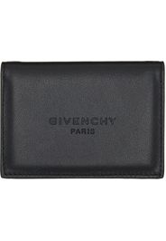 Givenchy Black Antigona Stamped Flap Card Holder