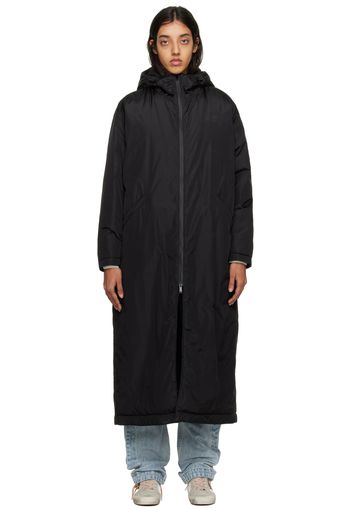 Golden Goose Black Long Hooded Jacket