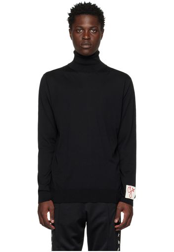 Golden Goose Black Patch Turtleneck