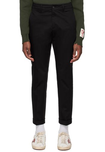 Golden Goose Black Straight Trousers