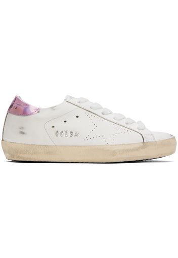 Golden Goose SSENSE Exclusive White Super-Star Sneakers