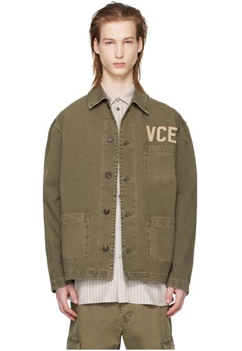 Golden Goose Khaki Patch Shirt