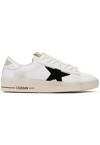 Golden Goose White & Black Stardan Sneakers