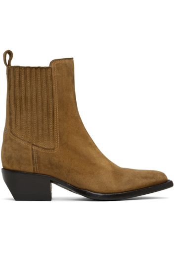 Golden Goose Brown Debbie Chelsea Boots