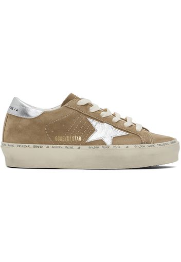 Golden Goose Brown Hi Star Classic Sneakers