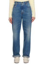 Golden Goose Blue Wide-Leg Jeans